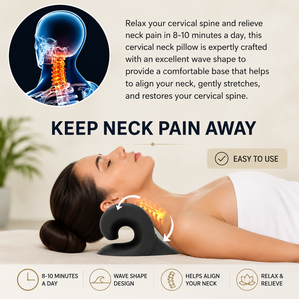 Cervical Neck Traction Pillow